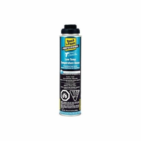 TOUCH N FOAM Amber Polyurethane Foam Foam Sealant, 24 oz, 12PK 1836758